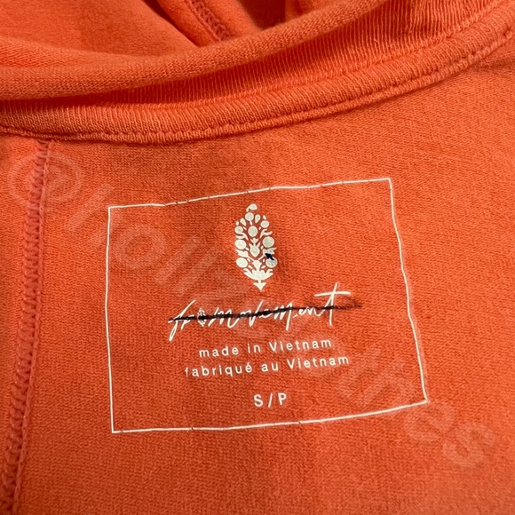 ❌SOLD❌ NWOT Free People Sleeveless Patch Pocket Dress Coral ❌SOLD❌ - Picture 11 of 12